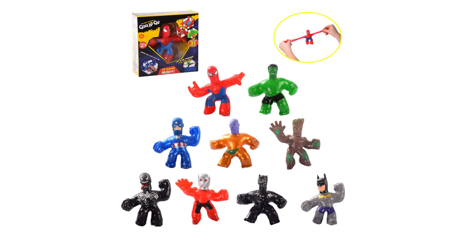 Игрушка антистресс тянучка Герои