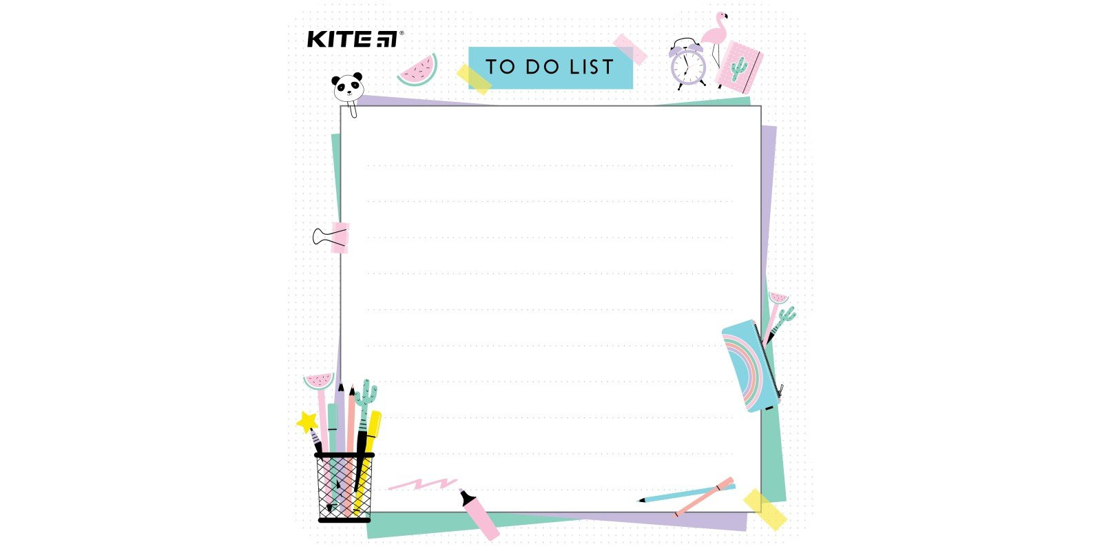 Настінний планер To do list Kite Funny dogs
