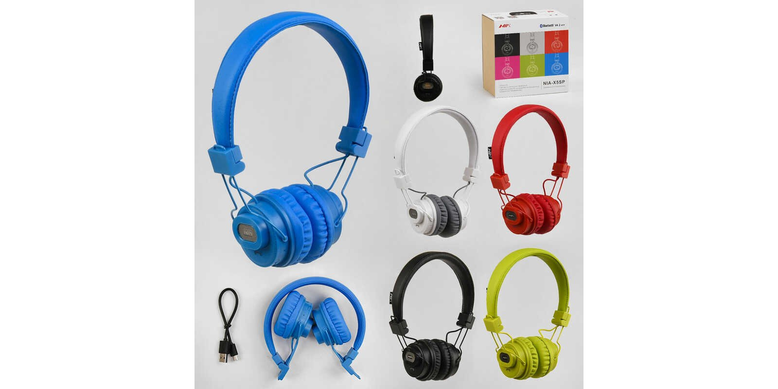 Беспроводные Bluetooth стерео наушники USB