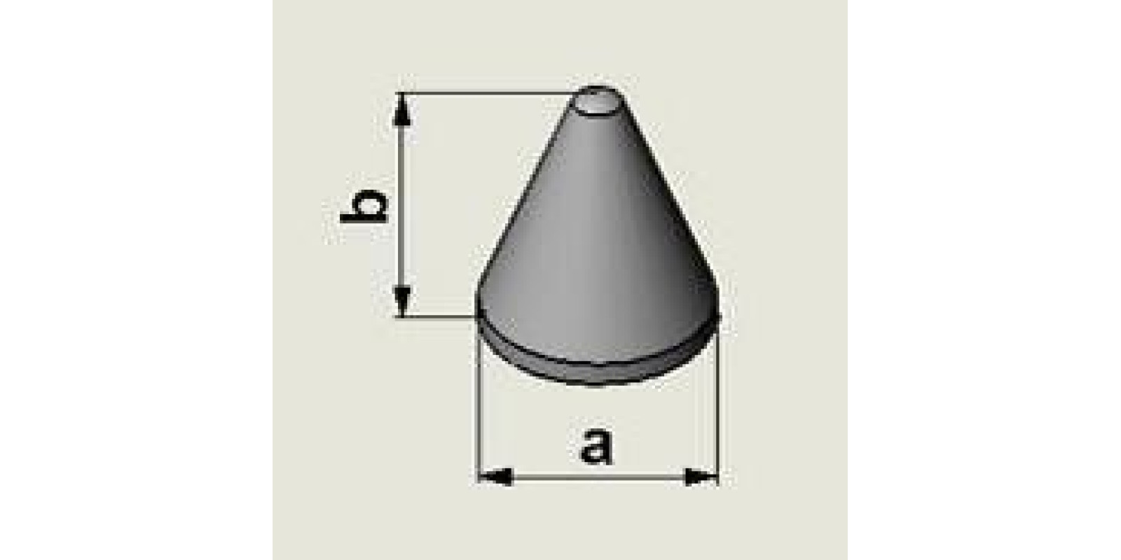 Наповнювач для галтування CONE MC 13x16 кераміка конус середня шліфування