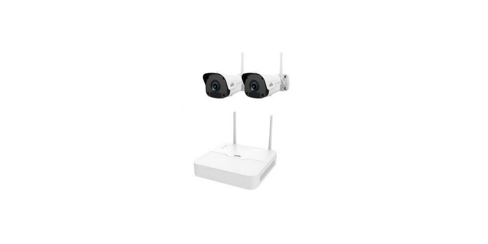 Комплект відеоспостереження IP Uniview KIT/NVR301-04LB-W/2*2122SR3-F40W-D