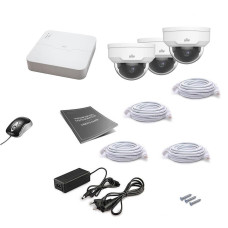 Комплект IP відеоспостереження Uniview 3DOME 2MEGA