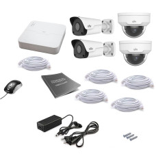 Комплект IP відеоспостереження Uniview 4MIX 2MEGA