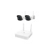  комплект відеоспостереження ip uniview kit/nvr301-04lb-w/2*2122sr3-f40w-d скуд, домофон 14021 2