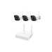  комплект відеоспостереження ip uniview kit/nvr301-04lb-w/3*2122sr3-f40w-d скуд, домофон 14017 2