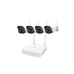  комплект відеоспостереження ip uniview kit/nvr301-04lb-w/4*2122sr3-f40w-d скуд, домофон 14018 2