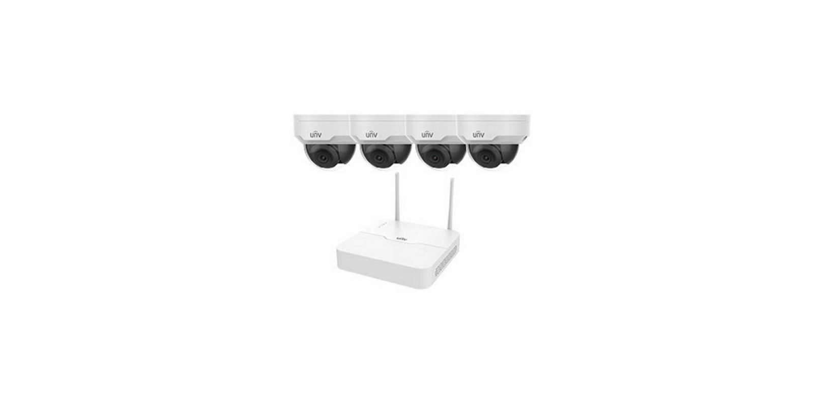 Комплект відеоспостереження IP Uniview KIT/NVR301-04LB-W/4*322SR3-VSF28W-D