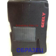 Коврики текстильные GEELY MK/MK CROSS с 2010 черные в салон