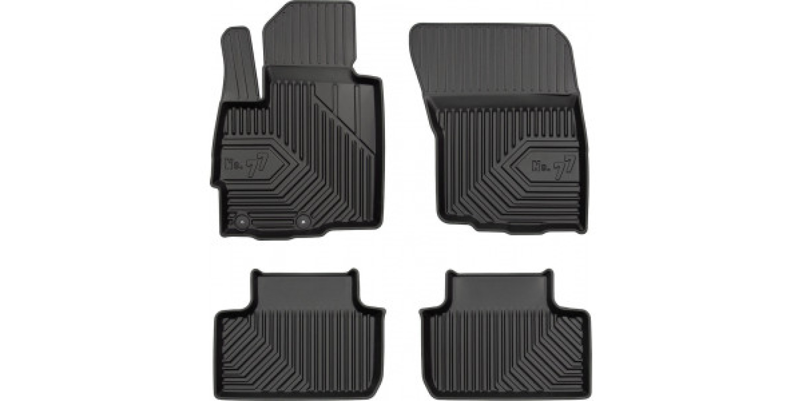 Резиновые коврики Frogum 77 для Mitsubishi ASX (mkIII) 2010- ; Citroen C4 Aircross (mkI); Peugeot 4008 (mkI) 2012-2017