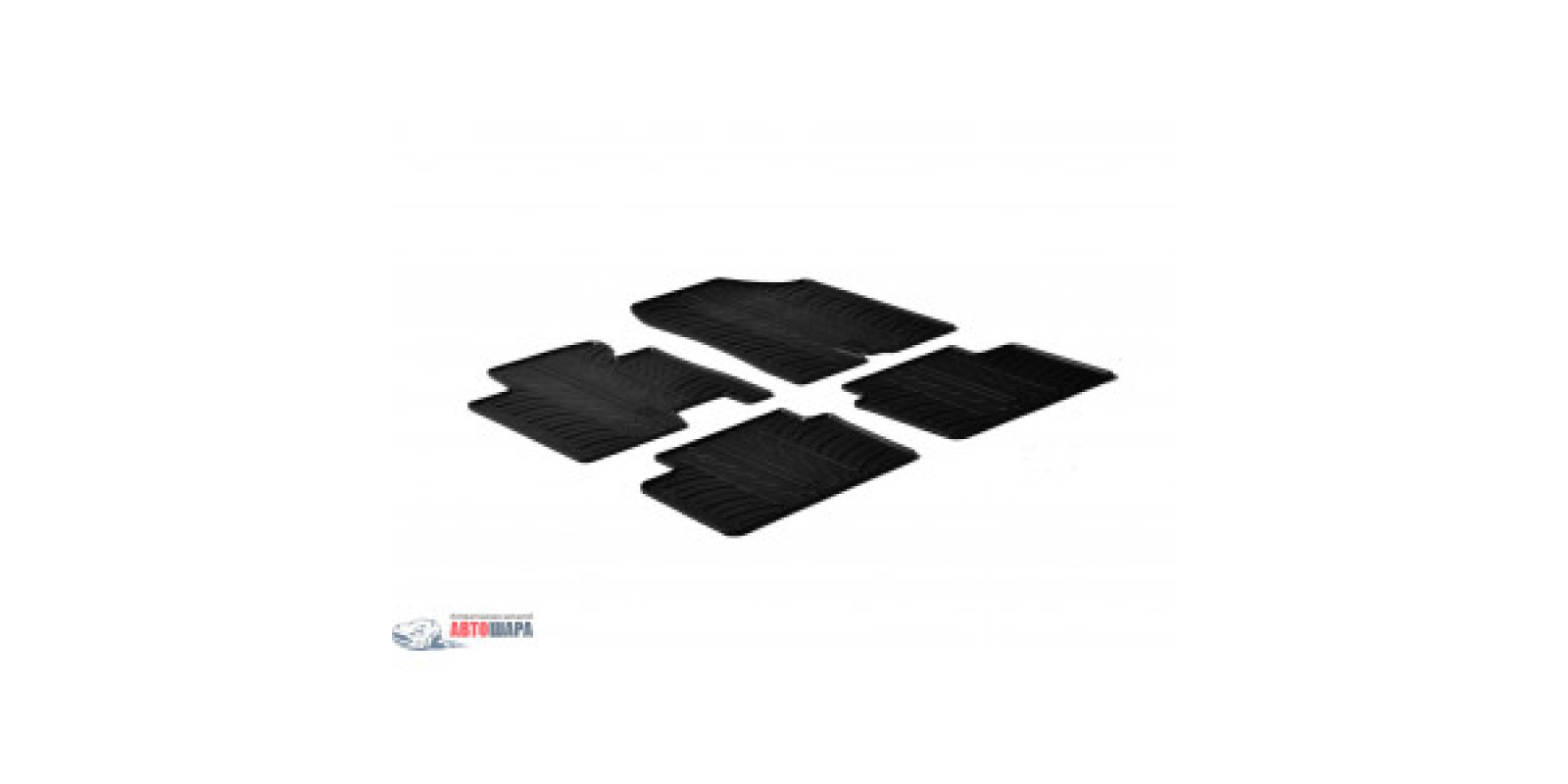 Резиновые коврики Gledring для Kia Ceed (mkII) 2012-2018
