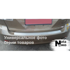 Накладки на бампер с загибом NISSAN TIIDA 4D 2007- NataNiko Накладки на бампер с загибом NISSAN TIIDA 4D 2007- NataNiko