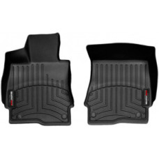 Ковры салона Mercedes-Benz S W221 2007- с бортиком передние, черные - Weathertech