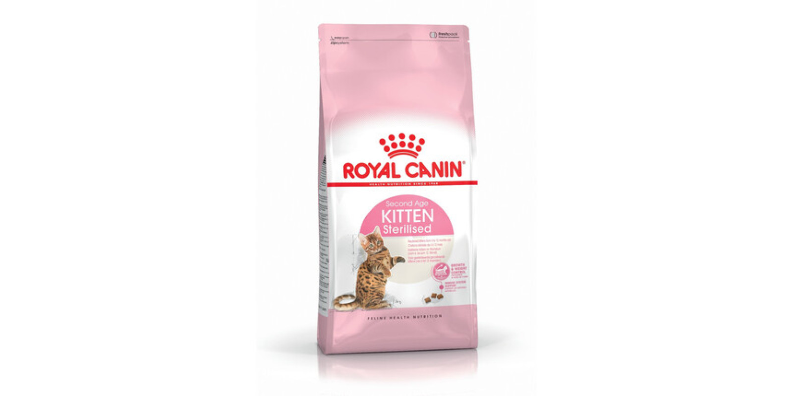 Сухой корм для котов Royal Canin Kitten Sterilised 2 кг + плед и миска