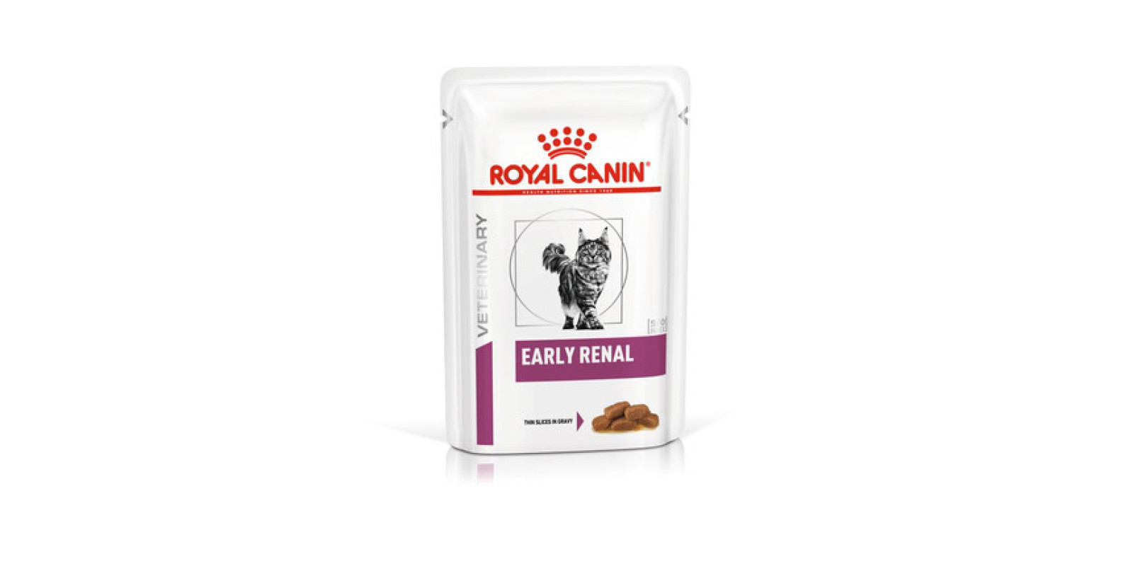Лікувальний вологий корм для кішок Royal Canin Early Renal Thin Slices in Gravy (Роял Канін Ерлі Ренал шматочки в соусі)