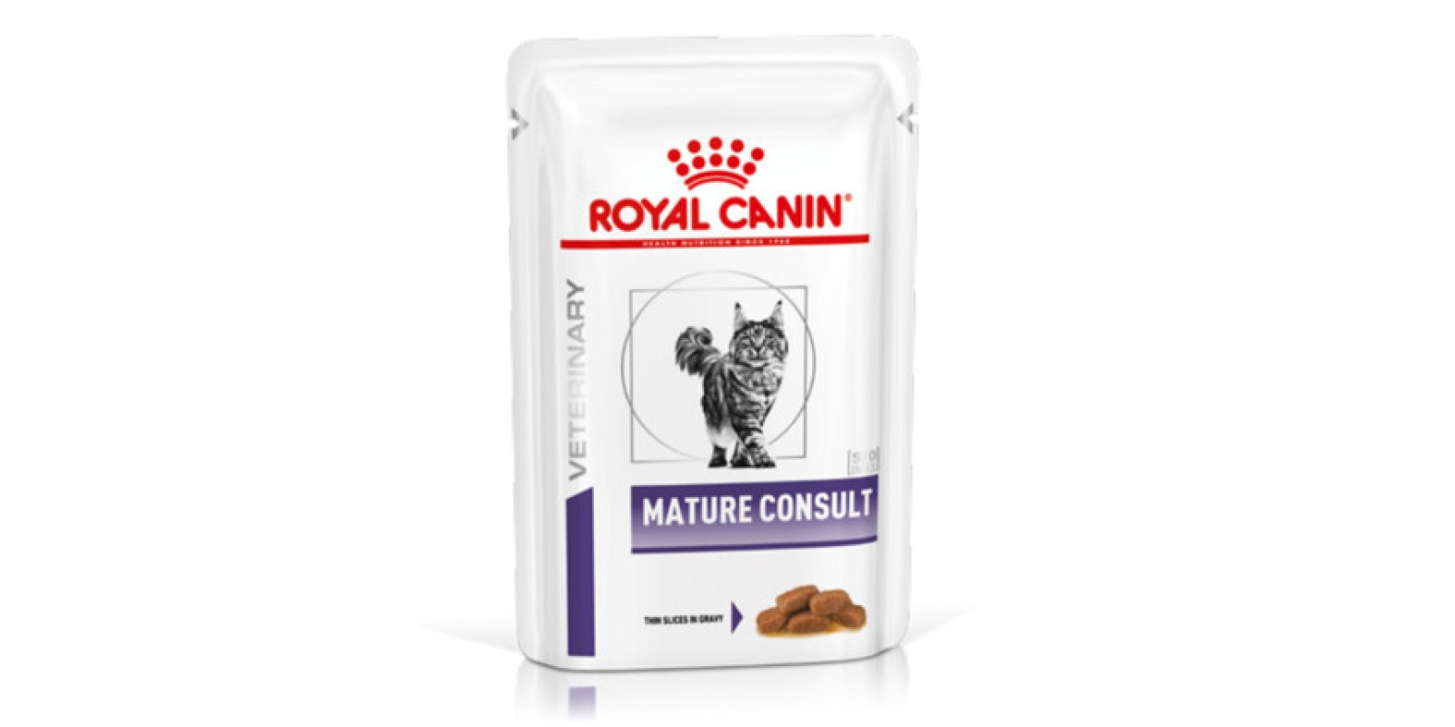 Лікувальний вологий корм для кішок Royal Canin Mature Consult (шматочки у соусі)