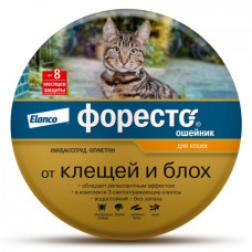 Foresto ошейник для кошек от блох и клещей, 38 см