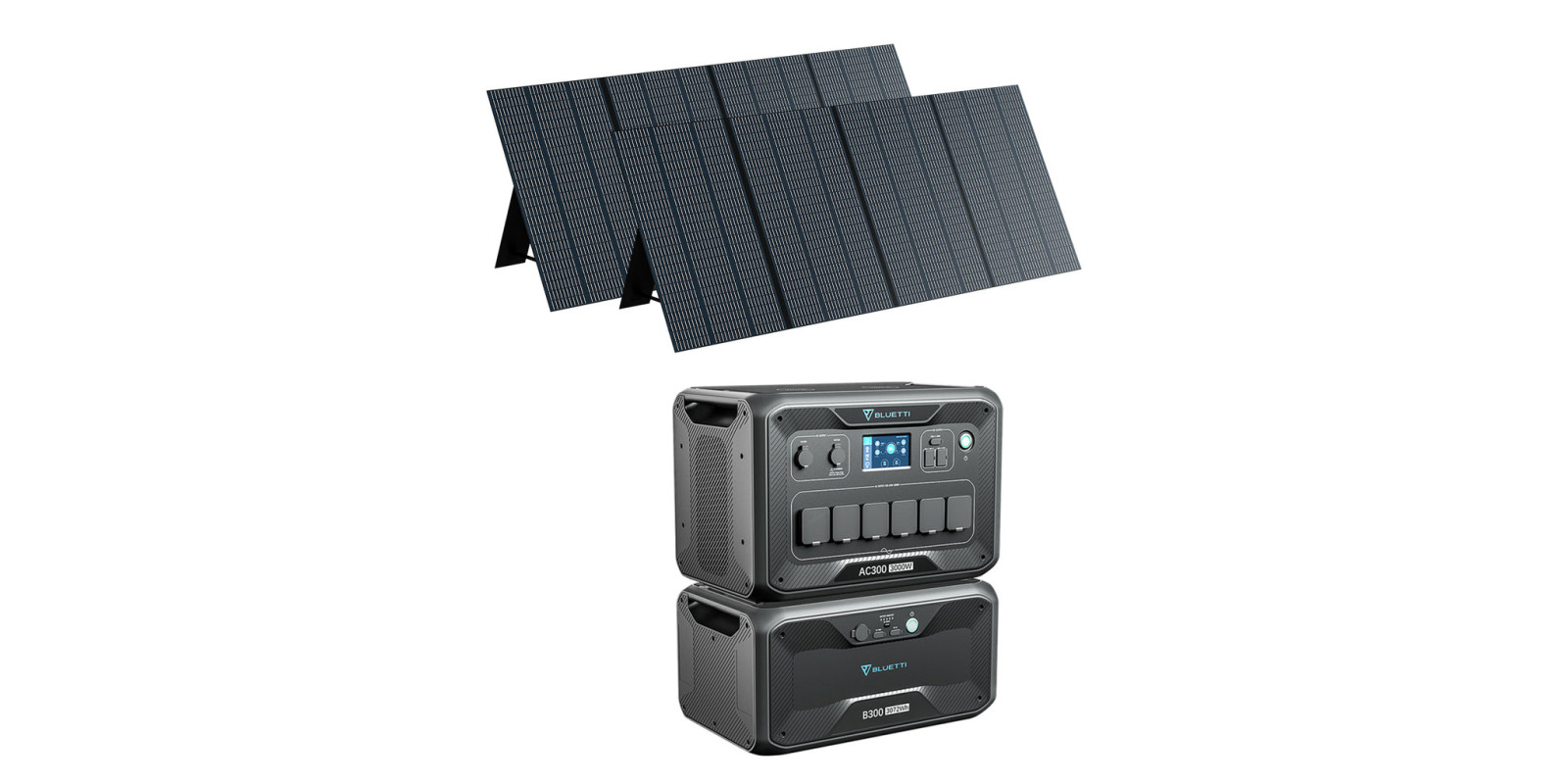 BLUETTI AC300 + B300 + 2*PV350 Solar Generator Kit BLUETTI AC300 + B300 + 2*PV350 Solar Generator Kit