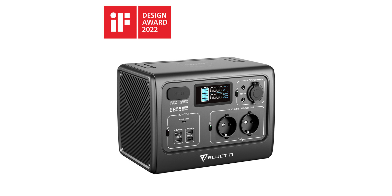 BLUETTI PowerOak EB55 Portable Power Station | 700W 537Wh BLUETTI PowerOak EB55 Portable Power Station | 700W 537Wh