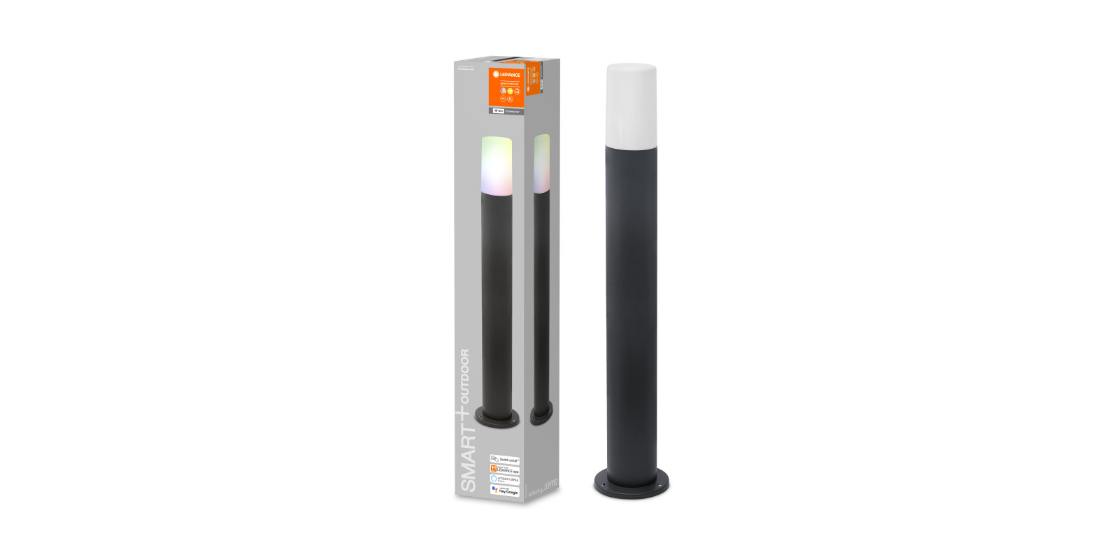 SMART OUTD WI-FI PIPE 80CM RGBW DG 3000K (LED стовп 800мм, 10W, 380lm) - LEDV світильник SMART OUTD WI-FI PIPE 80CM RGBW DG 3000K (LED стовп 800мм, 10W, 380lm) - LEDV світильник