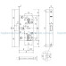 Корпус замка Agb Mediana Polaris XT WC B06102.50.03 (магнитный) латунь корпус замка agb mediana polaris xt wc b06102.50.03 (магнитный) латунь замки agb 50410 2