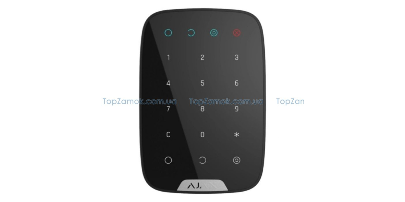 Беспроводная сенсорная клавиатура Ajax KeyPad черный