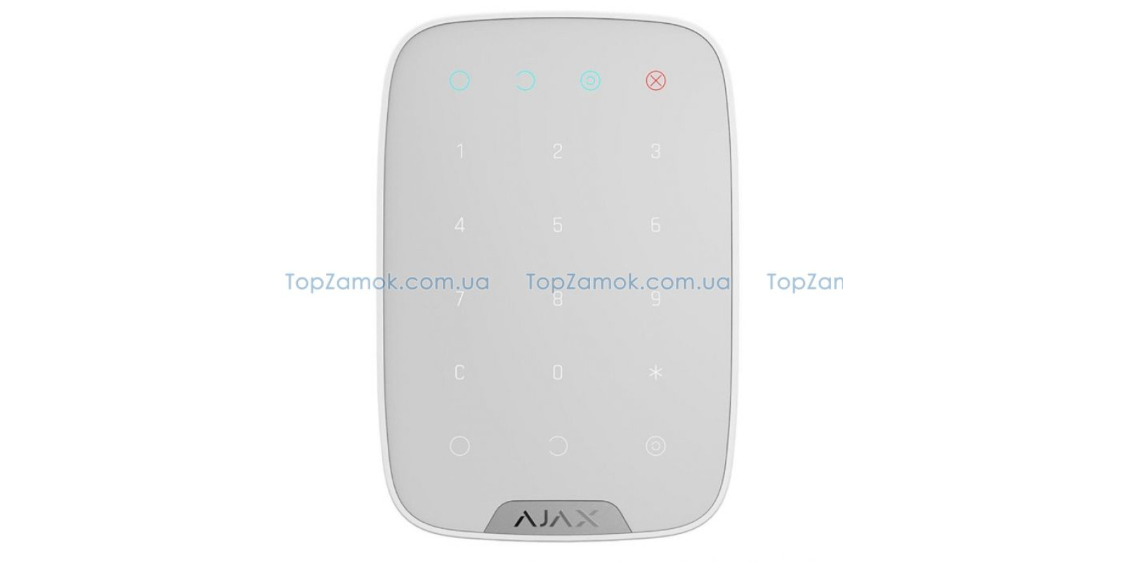 Беспроводная сенсорная клавиатура Ajax KeyPad белый