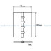 Петля дверная карточная Siba 4BB (125x75x3 мм) SN матовый никель петля дверная карточная siba 4bb (125x75x3 мм) sn матовый никель дом, квартира, дача 50254 2