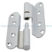  петля дверная карточная abloy 110*30t cr (нтр) угловая никель правая дом, квартира, дача 50252 2