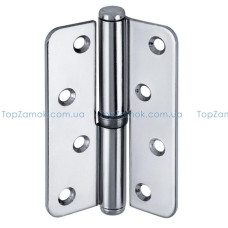 петля дверная карточная abloy 115*33 cr (нкп) матовый хром правая дом, квартира, дача 50295 1