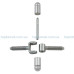 Петля дверная штыревая Abloy М8*35/12 CR хром петля дверная штыревая abloy м8*35/12 cr хром петли abloy 50301 3
