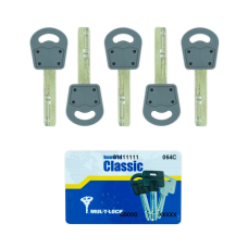 Перекодировочный комплект MUL-T-LOCK Classic (5 ключей) перекодировочный комплект mul-t-lock classic (5 ключей) комплекты ключей для перекодировки 51119 1