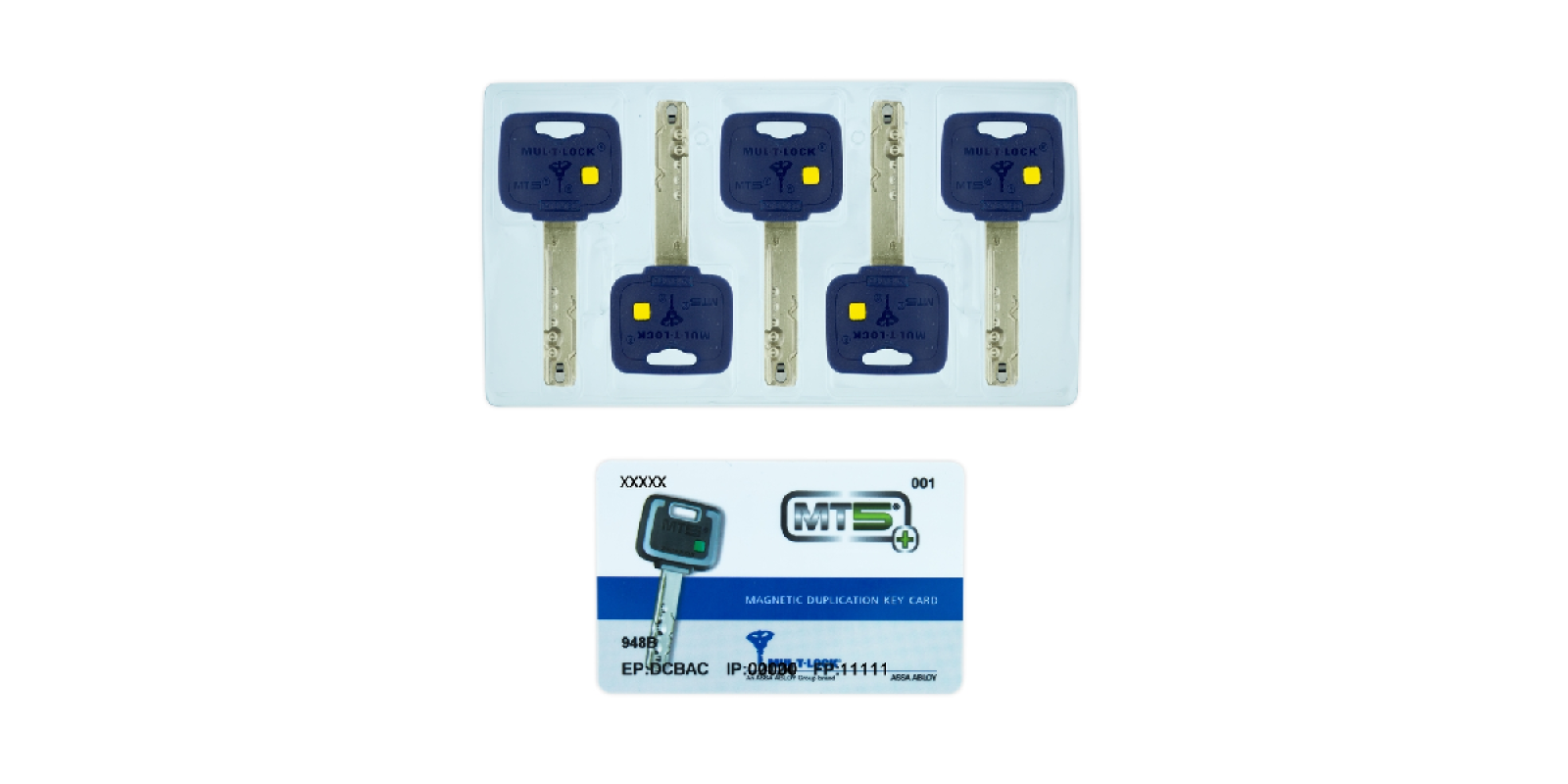 Перекодировочный комплект MUL-T-LOCK MT5+ (5 ключей) Перекодировочный комплект MUL-T-LOCK MT5+ (5 ключей)