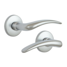  ручка abloy 133/002 akatemia хром матовый ручка на розетке 50951 1