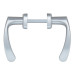  ручка abloy 18/011 wc хром матовый ручка на планке 50957 2