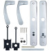  ручка abloy 18/011 wc хром ручка на планке 50962 3