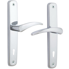  ручка abloy 18/011 a хром ручка на планке 50963 1