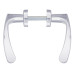  ручка abloy 18/011 a хром ручка на планке 50963 2