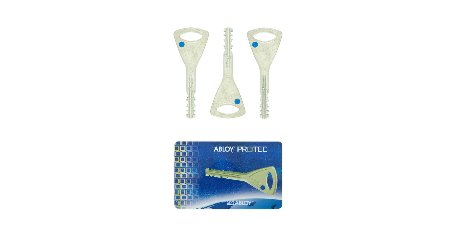 Перекодировочный комплект ABLOY Protec (3 ключа) Перекодировочный комплект ABLOY Protec (3 ключа)