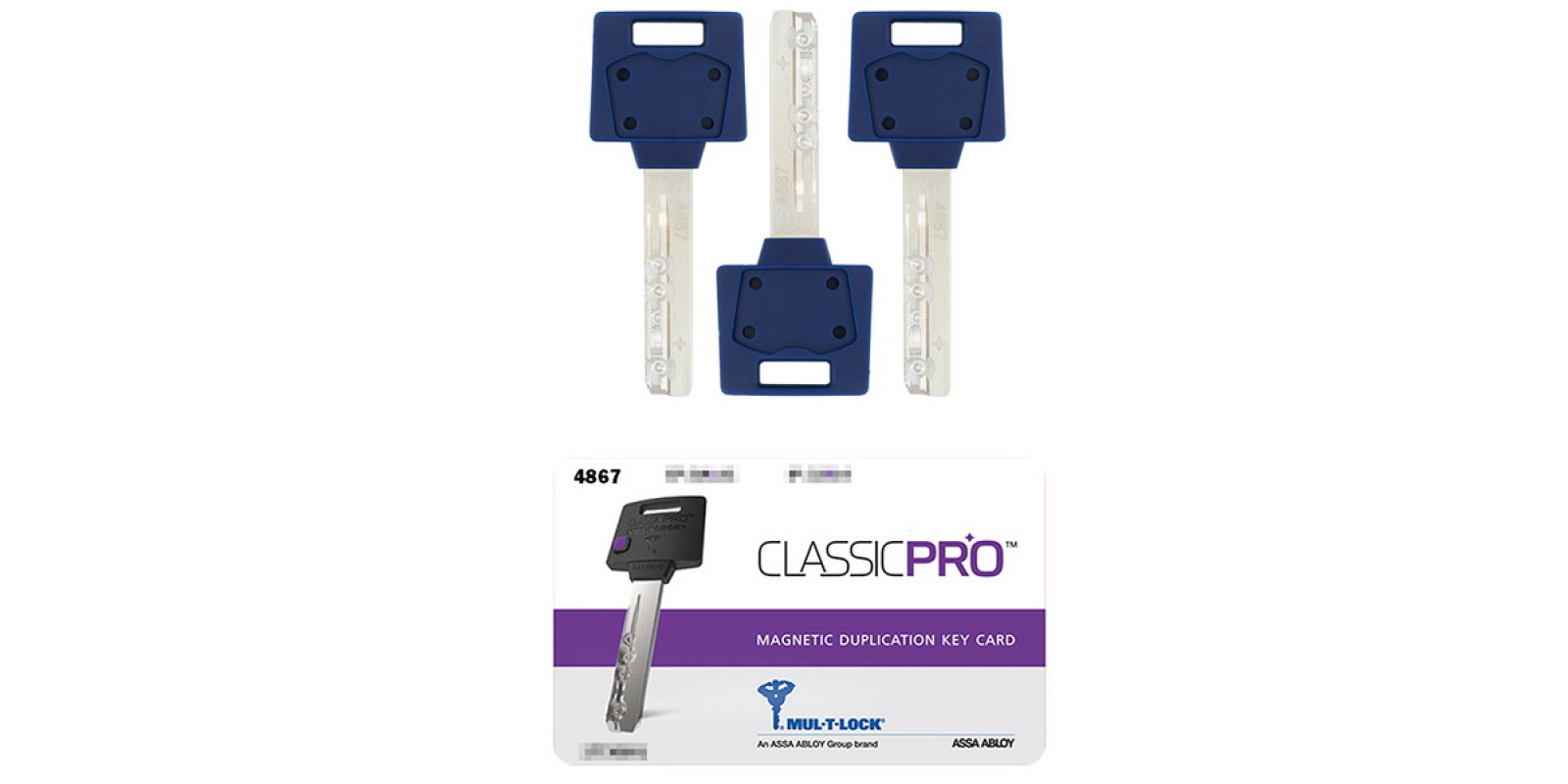 Перекодировочный комплект MUL-T-LOCK ClassicPro (3 ключа) Перекодировочный комплект MUL-T-LOCK ClassicPro (3 ключа)