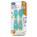  набор: ложка + вилка chicco first cutlery от 12 месяцев дом, квартира, дача 52487 2