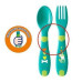  набор: ложка + вилка chicco first cutlery от 12 месяцев дом, квартира, дача 52487 3
