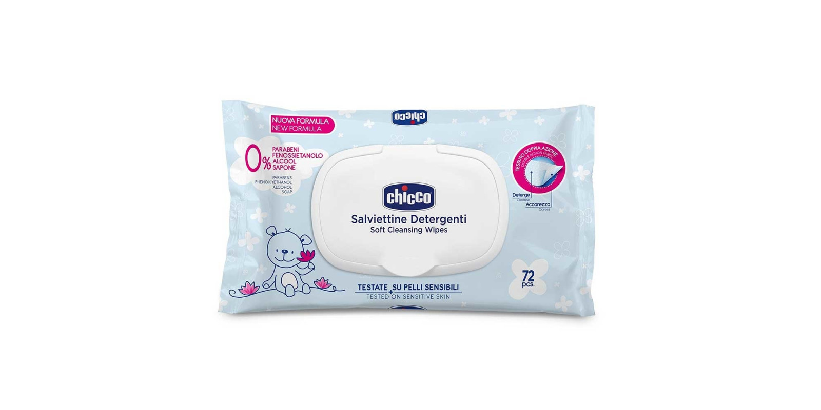 Вологі серветки Chicco (72 шт)