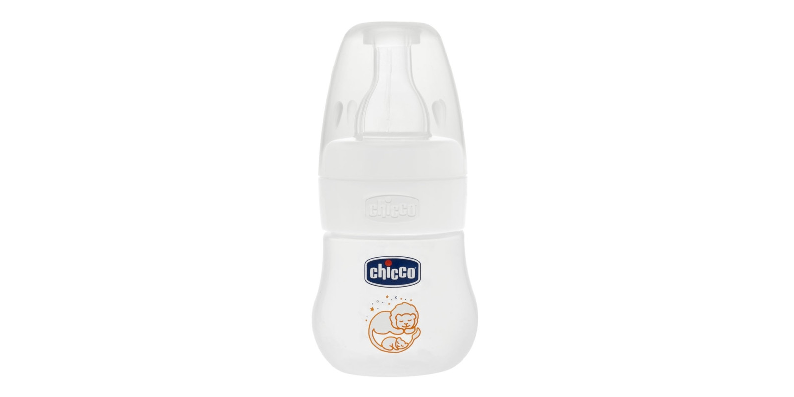 Бутылка пластиковая для кормления Chicco Micro 60 мл, соска силиконовая от 0 месяцев, нормальный поток