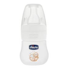Бутылка пластиковая для кормления Chicco Micro 60 мл, соска силиконовая от 0 месяцев, нормальный поток