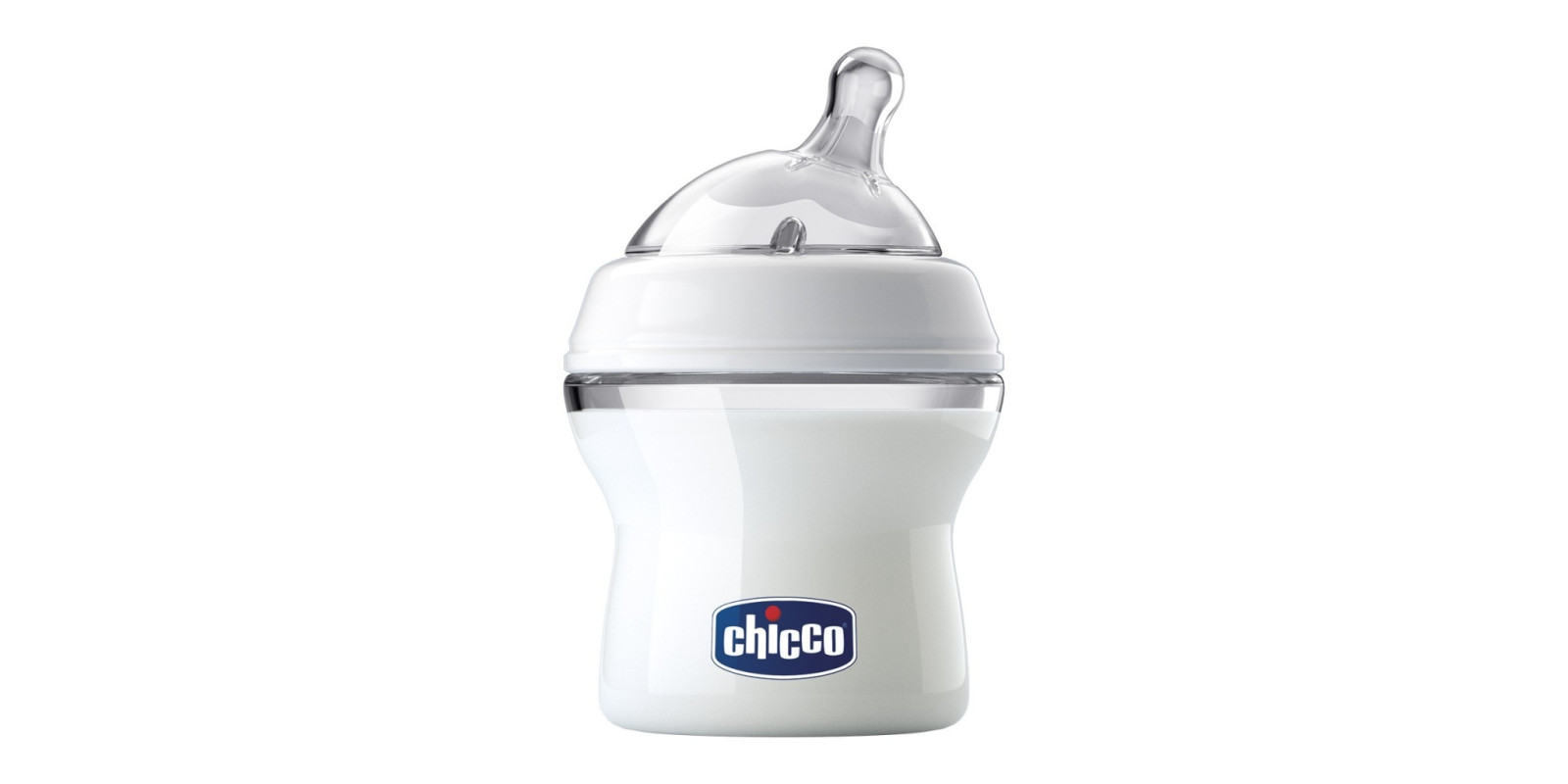 Бутылка пластиковая Chicco Natural Feeling 150 мл, соска силиконовая от 0 месяцев, нормальный поток