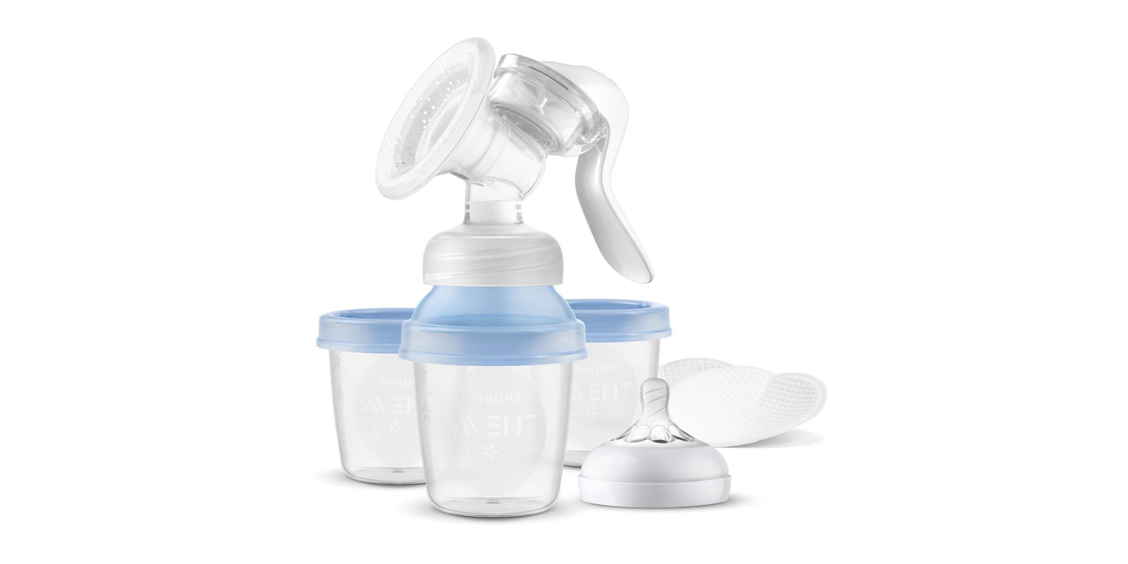 Молокоотсос механический Philips AVENT SCF430/13 с контейнерами для молока