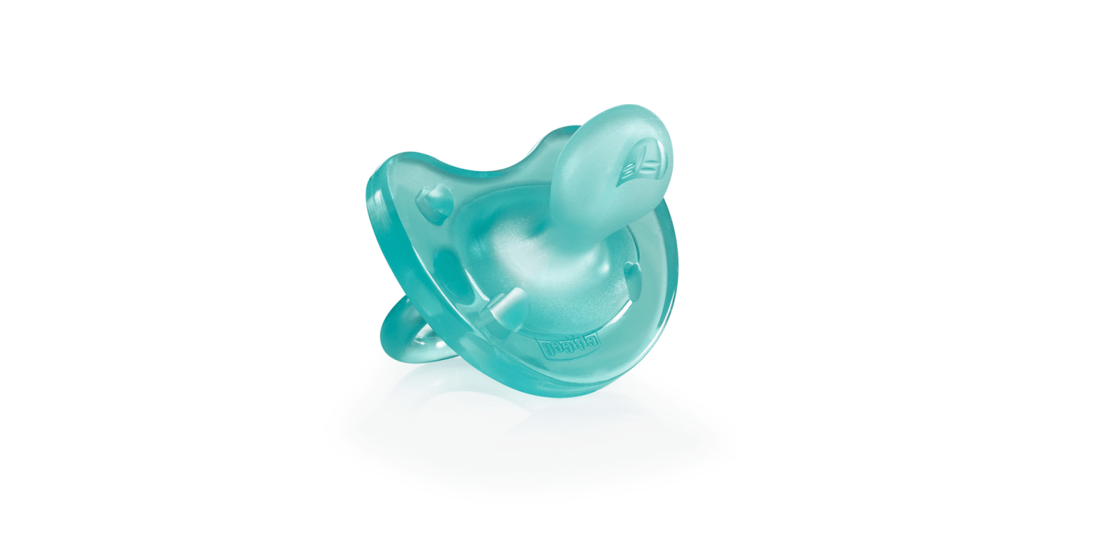 Пустышка Chicco Physio Soft силиконовая от 16 до 36 месяцев 1 шт (голубая)