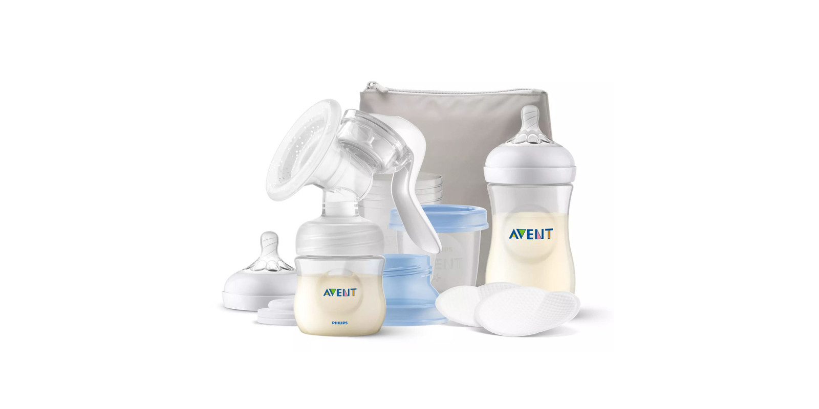 Набор для сцеживания Philips AVENT SCF430/16: механический молокоотсос + аксессуары