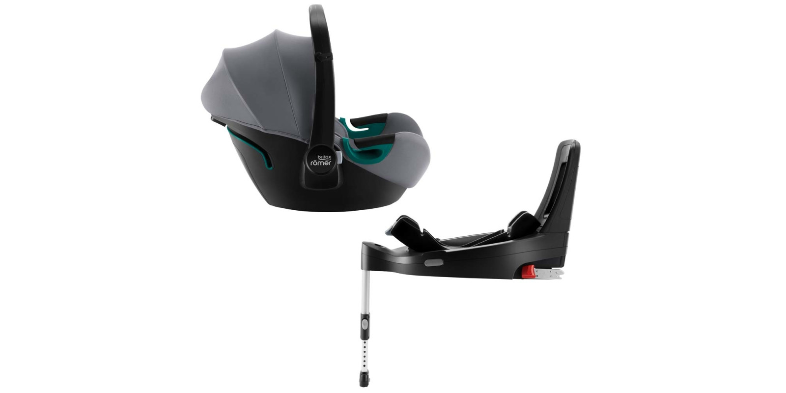 Автокресло Britax Römer BABY-SAFE3 i-SIZE (Frost Grey) с платформой