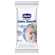  дезинфицирующие салфетки chicco salva ciucccio (16шт) дом, квартира, дача 52443 1